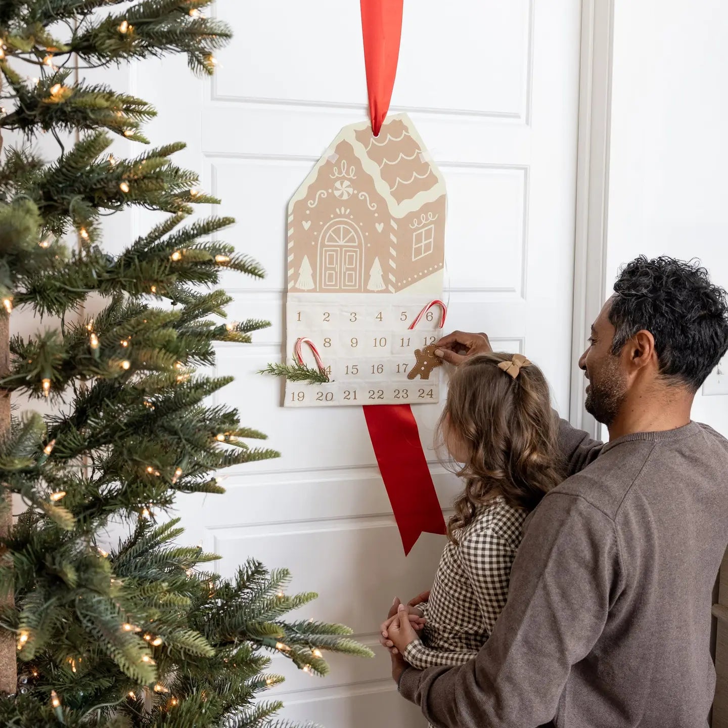 Advent Calendar - Canvas Gingerbread House