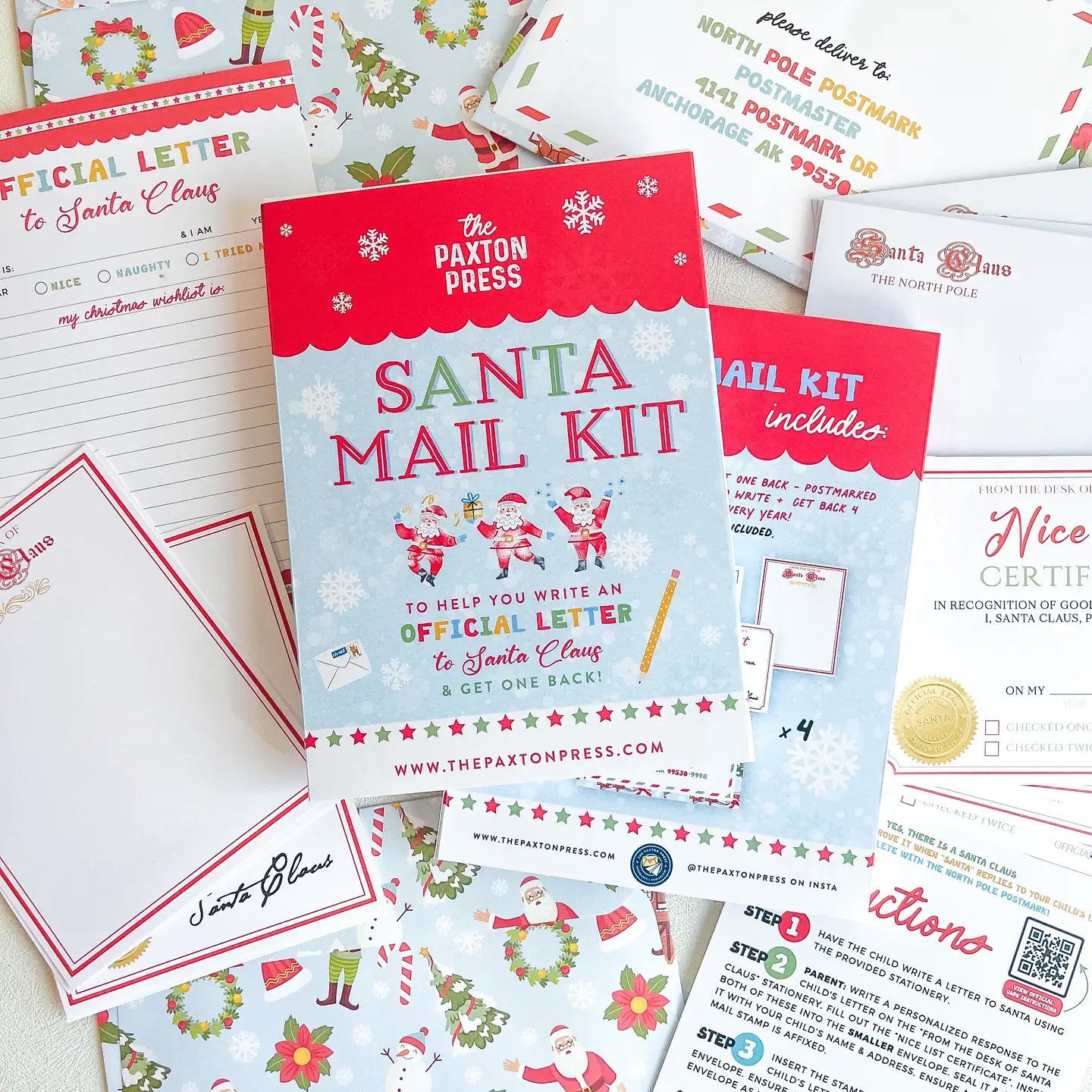 Santa Mail Kit - Christmas Writing Kit