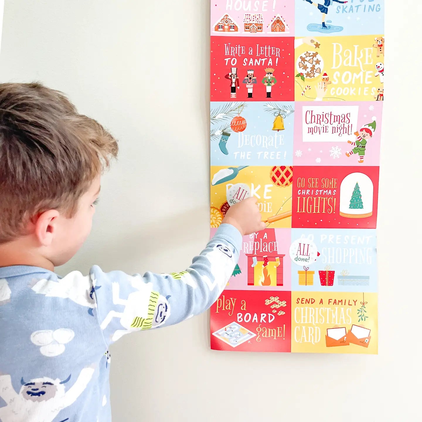 Christmas Countdown Hanging Activity Chart