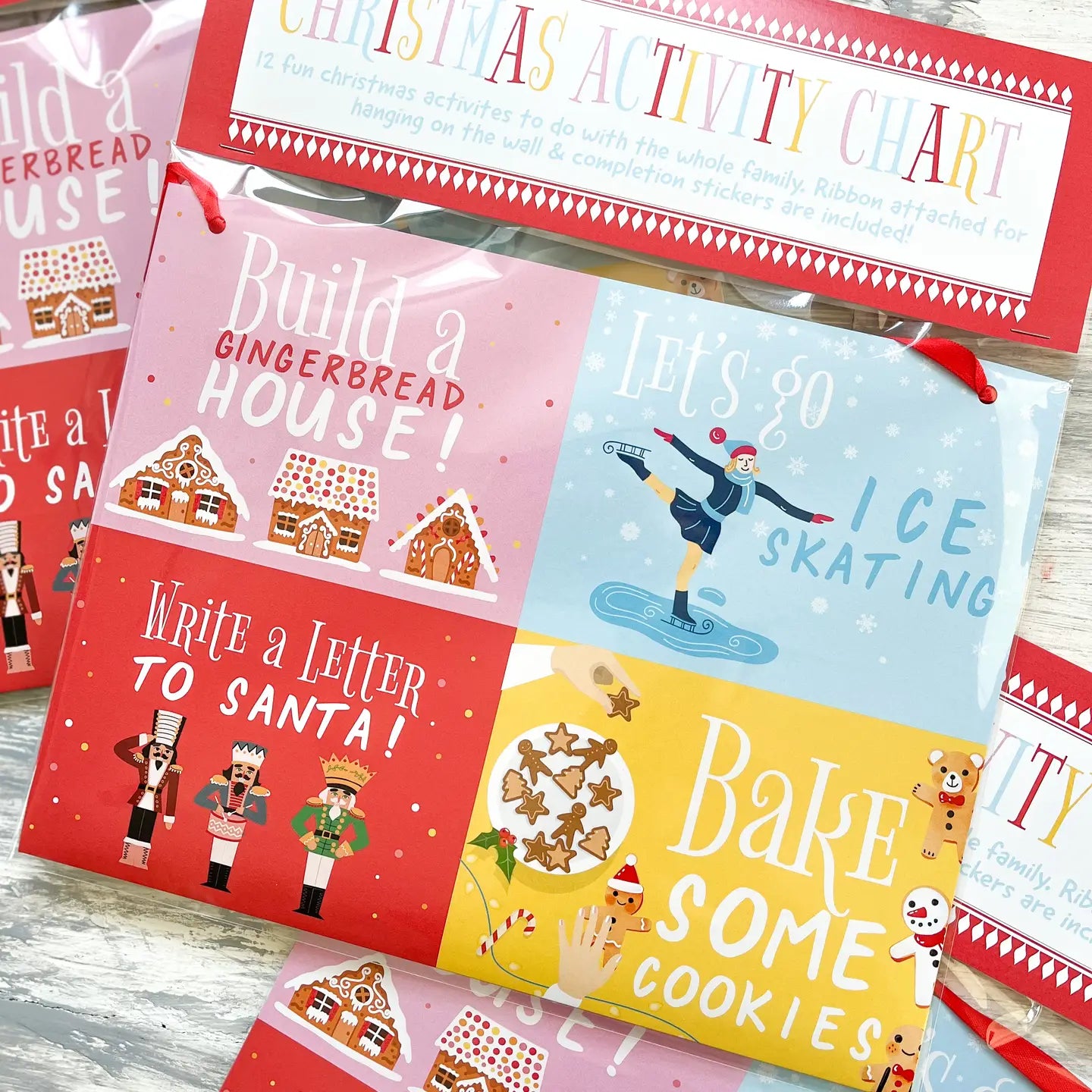 Christmas Countdown Hanging Activity Chart