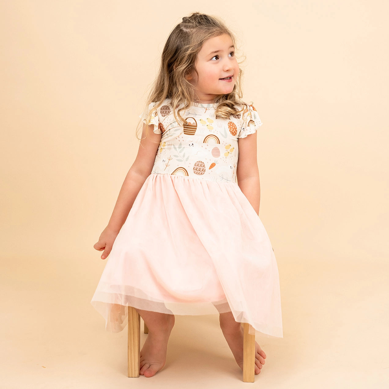 Kids Easter Twirl Dress