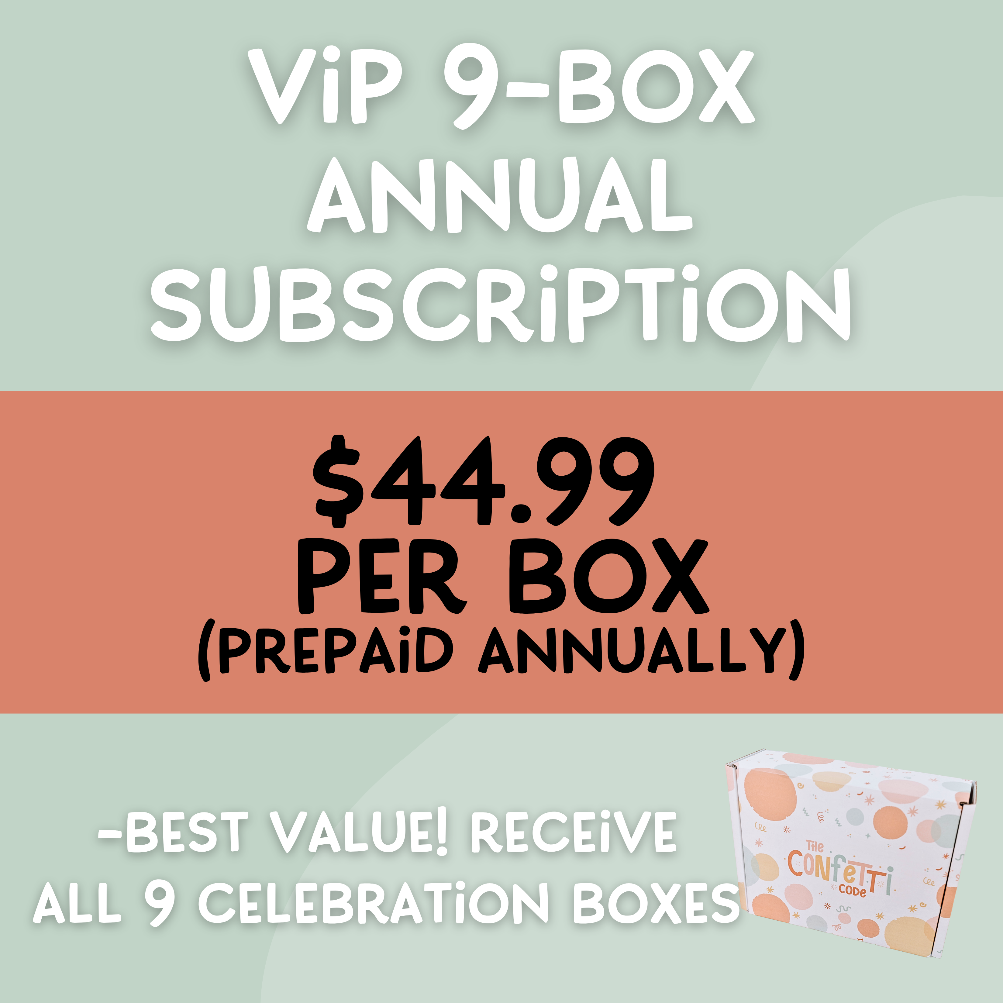 VIP 9-Box Annual Subscription