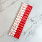 Red & White Polka Dot Paper Straws