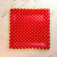 Red & White Polka Dot Plates 10.5"