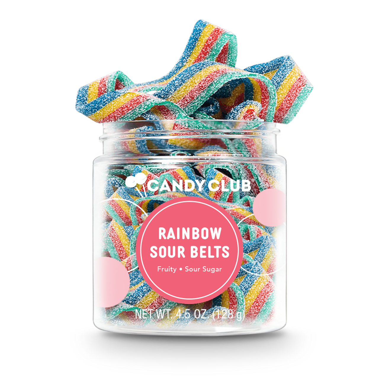 Candy Club - Rainbow Sour Belts