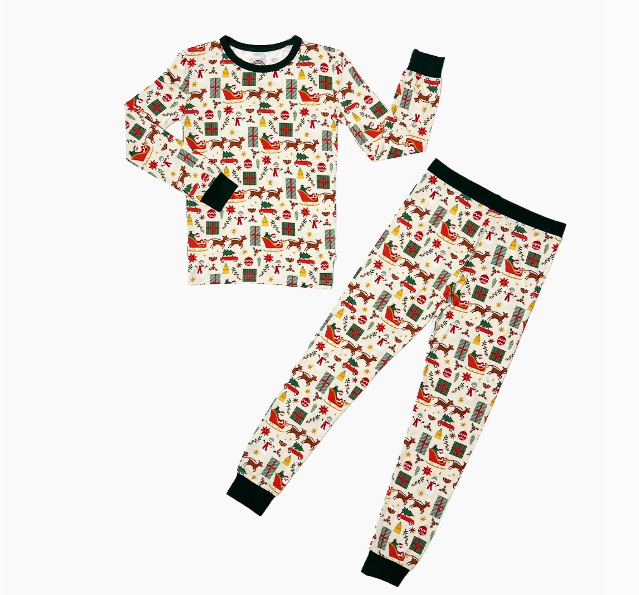 Pajamas - Vintage Christmas Two-Piece Set
