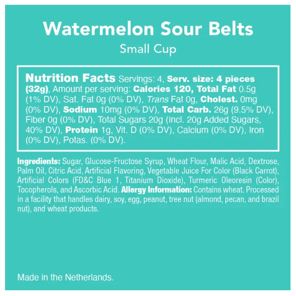 Candy Club - Watermelon Sour Belts