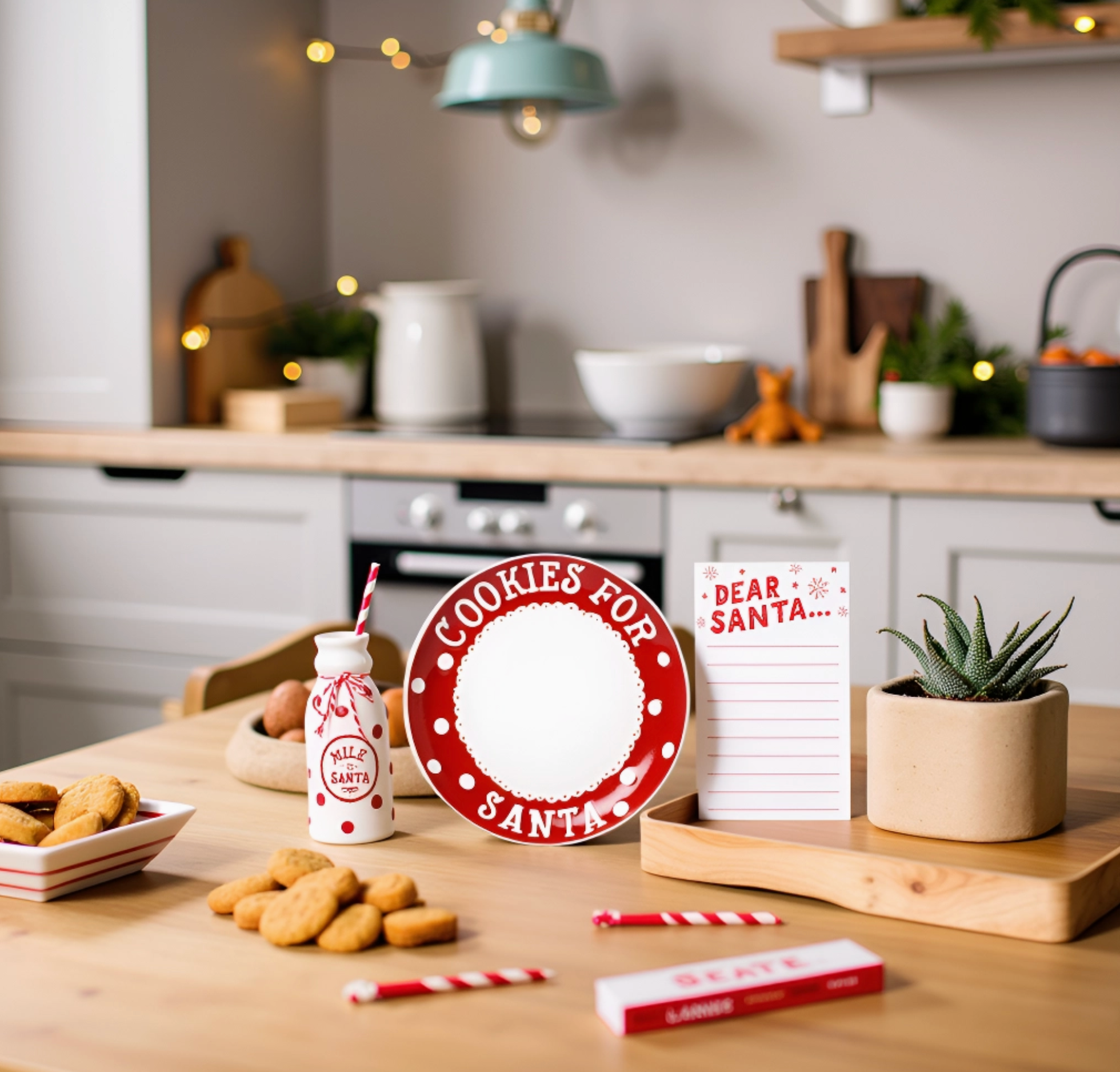 Santa's Milk & Cookies Set