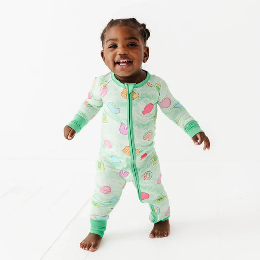 Pajamas - Lucky Charm Convertible Footies