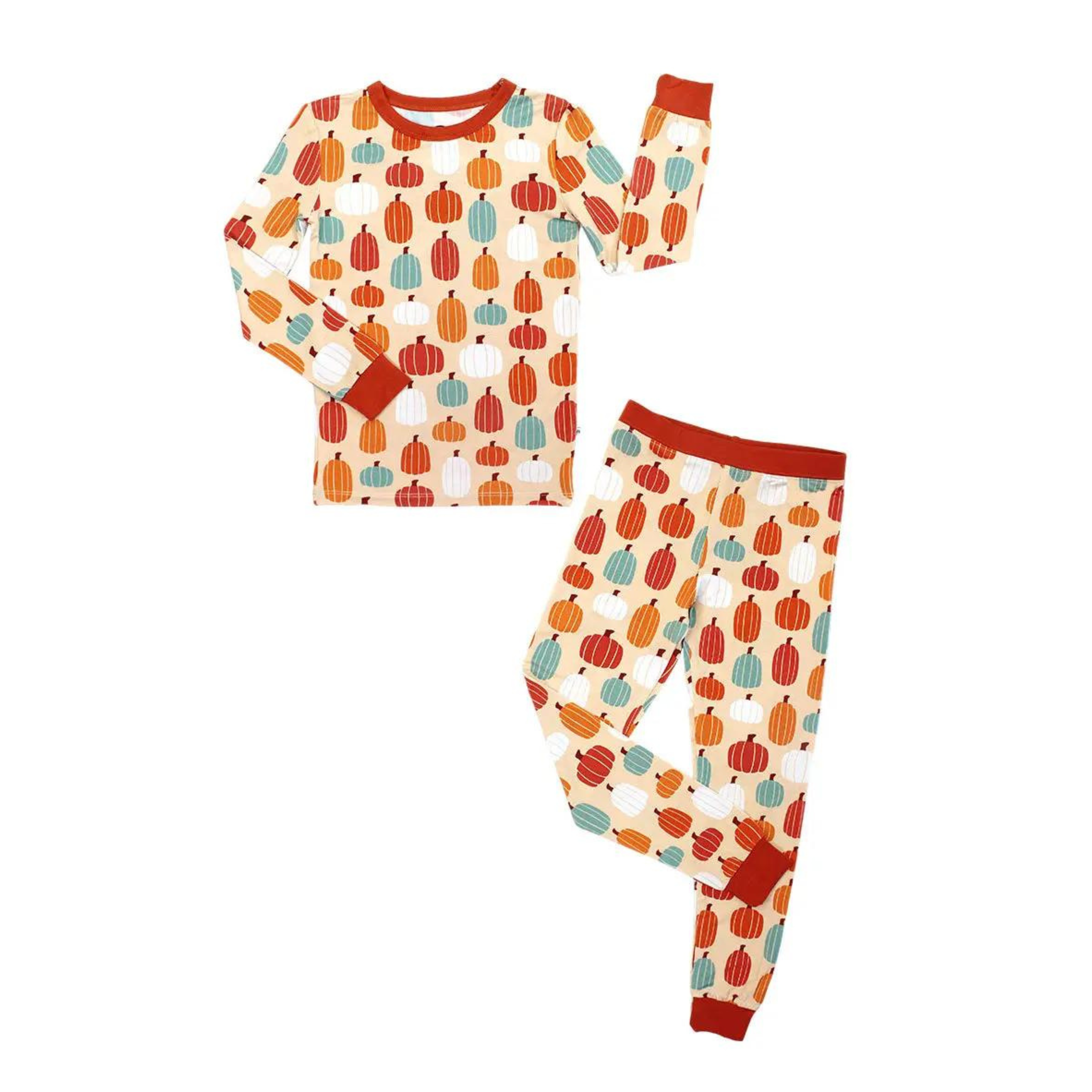 Two-Piece Pajama Set - Pumpkin Patch