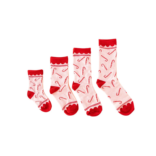 Kids Candy Cane Socks