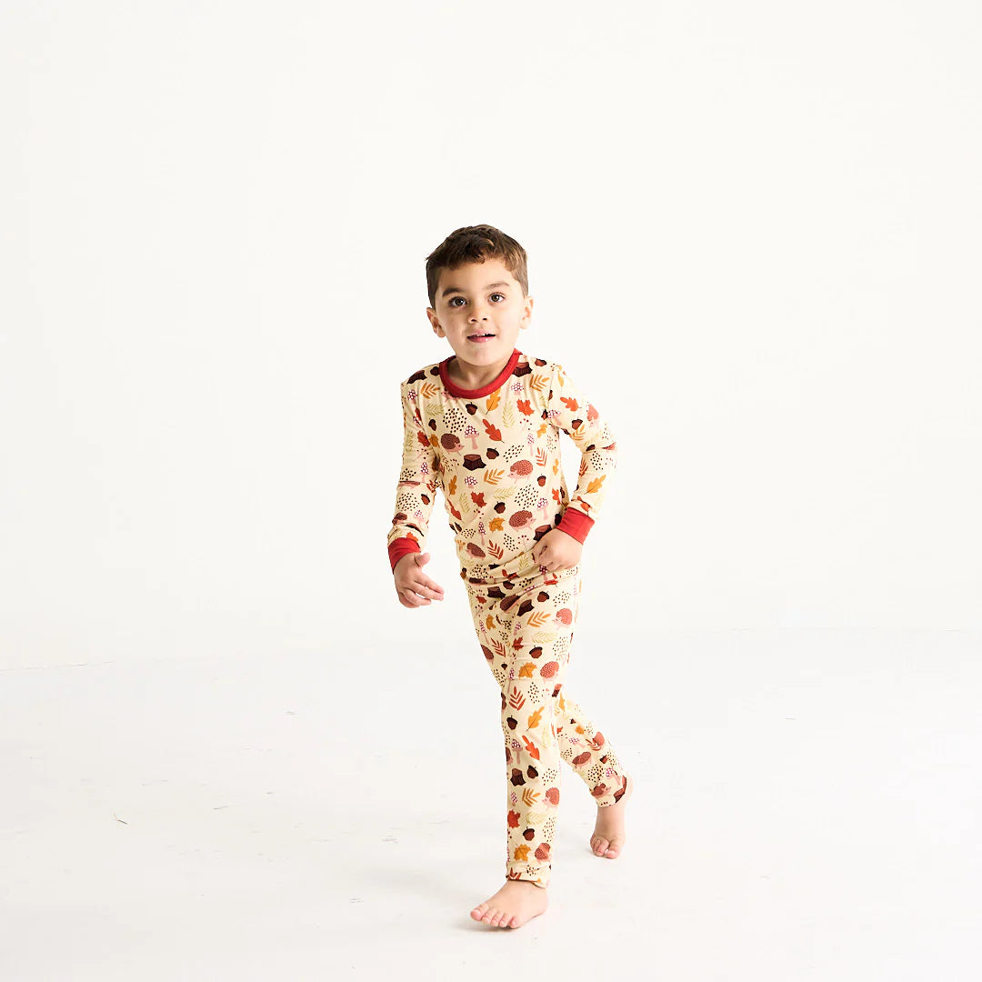 Two-Piece Pajama Set - Fall Woodland