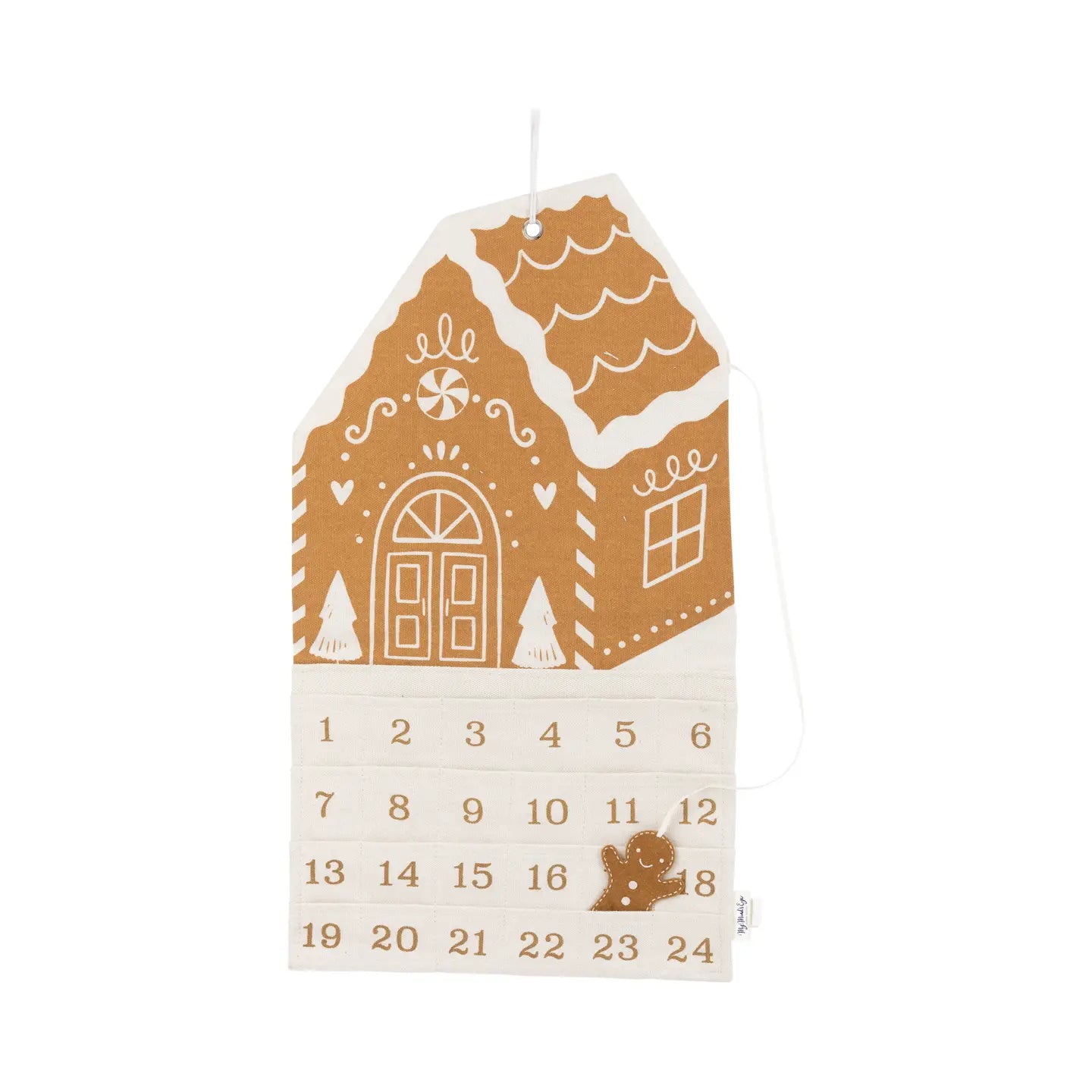 Advent Calendar - Canvas Gingerbread House