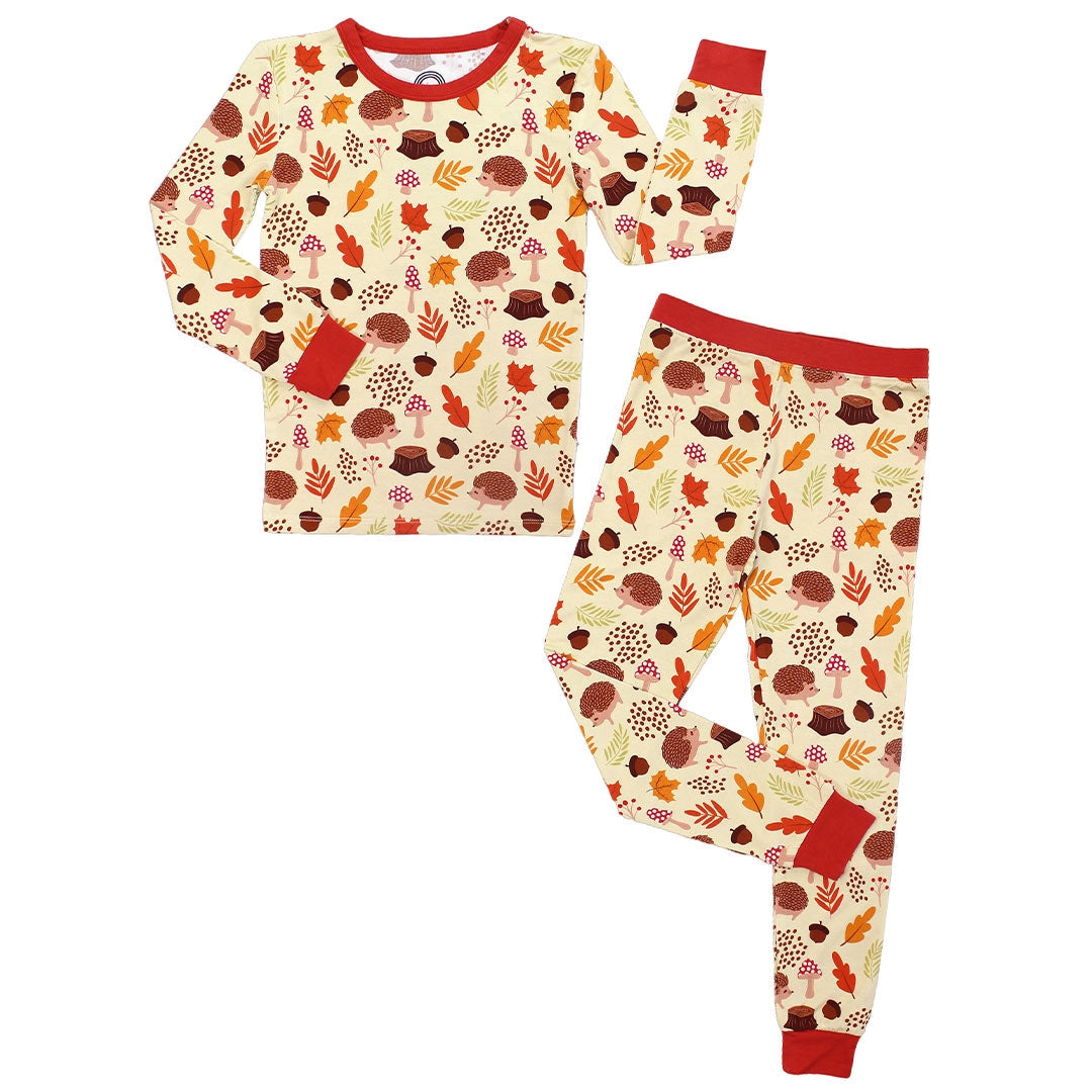 Two-Piece Pajama Set - Fall Woodland