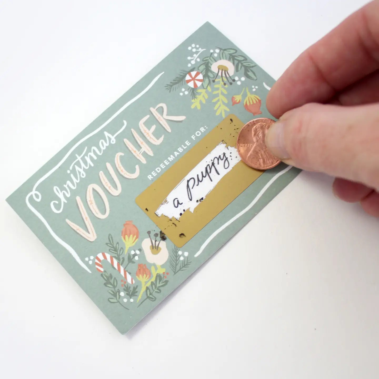 Scratch-Off Christmas Vouchers - Set of 12