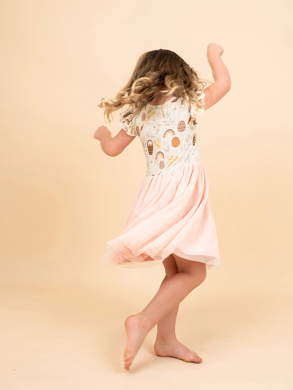 Kids Easter Twirl Dress